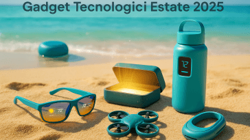 Gadget tecnologici essenziali per l'estate 2025: occhiali smart, mini drone impermeabile e dispositivi di raffreddamento per vacanze tech