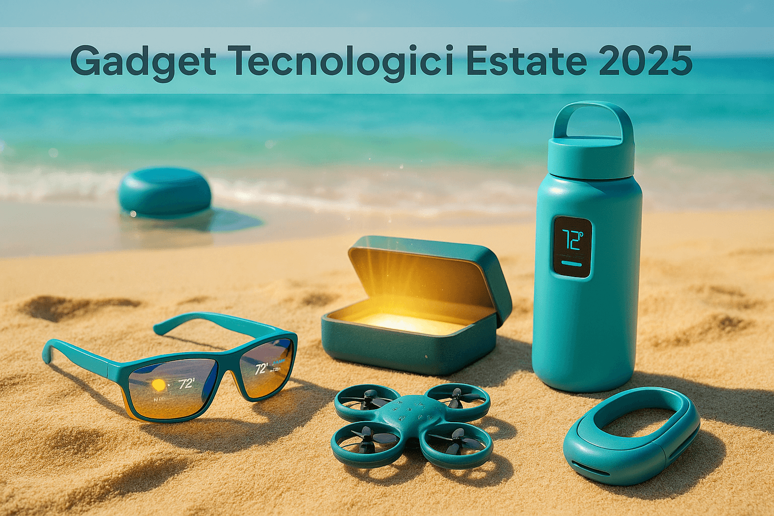 Gadget tecnologici essenziali per l'estate 2025: occhiali smart, mini drone impermeabile e dispositivi di raffreddamento per vacanze tech