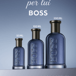 BOSS Bottled Infinite Eau de Parfum in flacone blu scuro, regalo elegante per lui con fragranza sofisticata