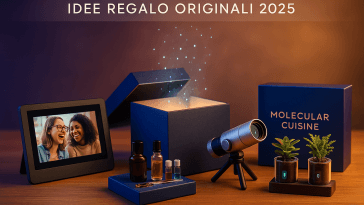 Idee regalo originali 2025: collezione di regali innovativi con tecnologia avanzata, cornice digitale AI e kit creativi