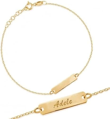 Bracciale oro Kids Collection personalizzato Prima Comunione bambina con scatola regalo elegante - investimento duraturo
