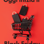 Offerte e sconti del Black Friday 2025 con carrelli e prodotti in promozione durante la Black Week.