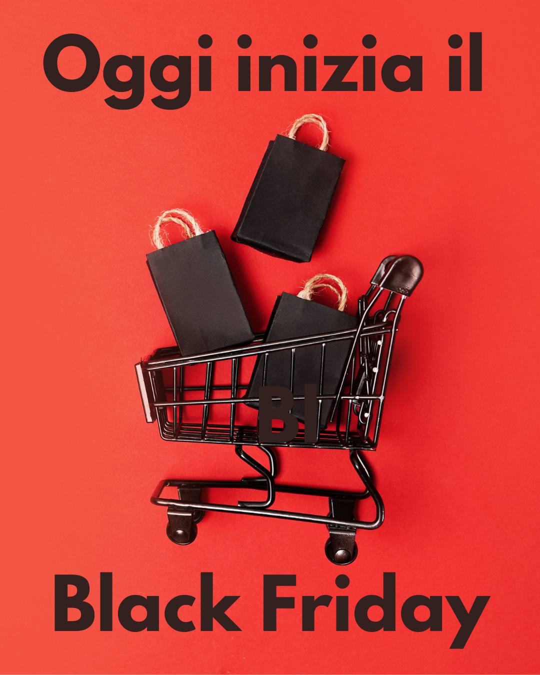 Offerte e sconti del Black Friday 2025 con carrelli e prodotti in promozione durante la Black Week.