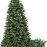 Albero di Natale artificiale folto e realistico da 210 cm con borsa per riporre i rami smontati.