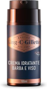 Crema idratante viso e barba King C. Gillette, un piccolo pensiero economico per San Valentino.